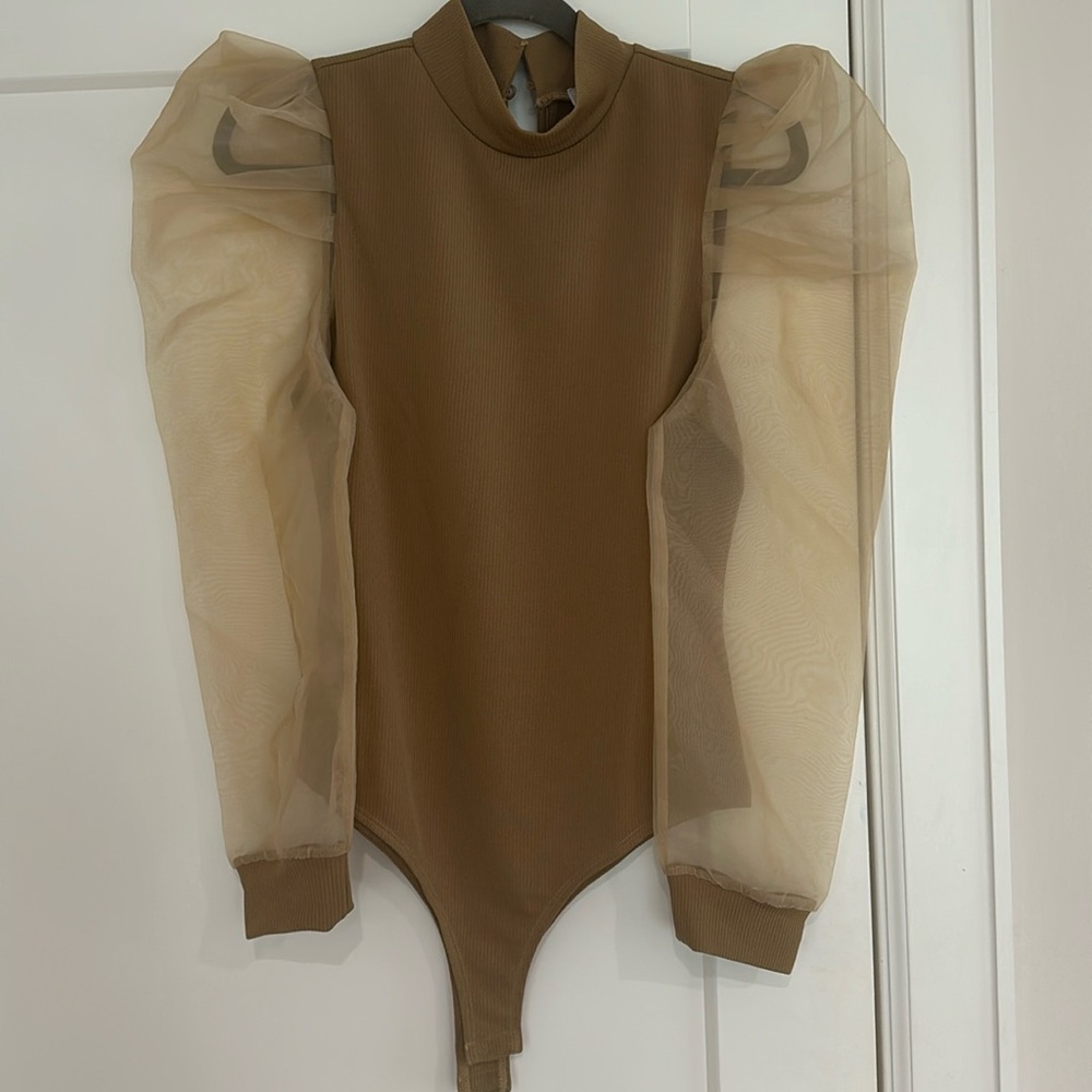TCEC brown body suit, size large